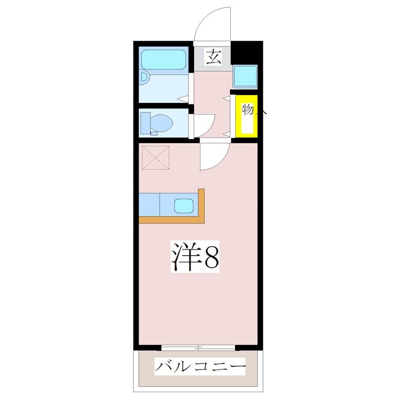 リブェール田上の物件間取画像