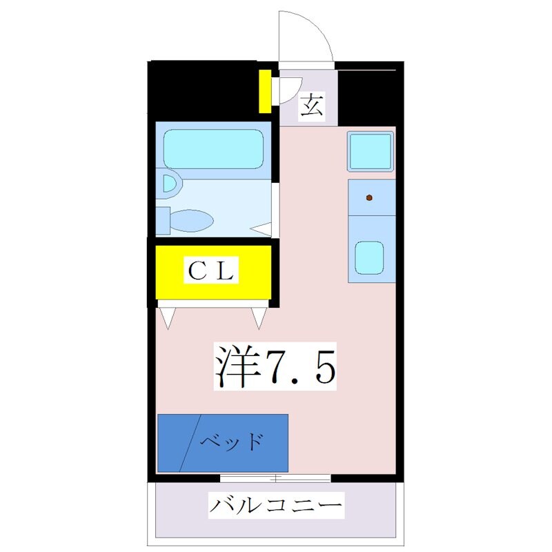 谷山駅 徒歩11分 3階の物件間取画像