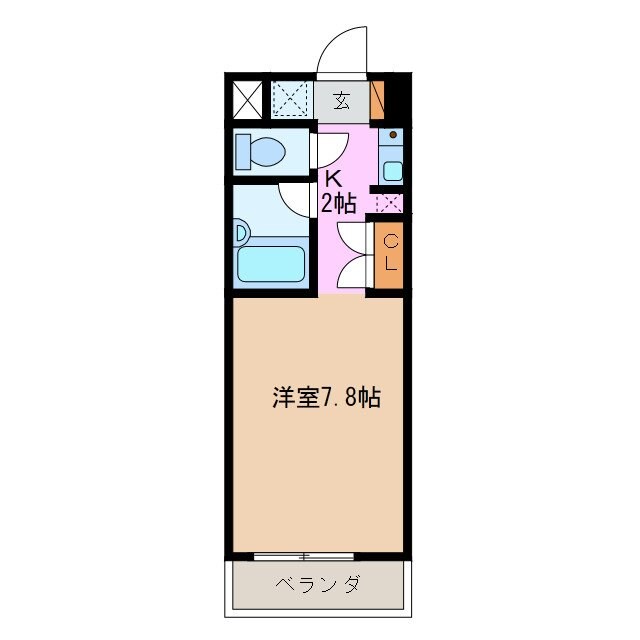 名張駅 徒歩3分 2階の物件間取画像