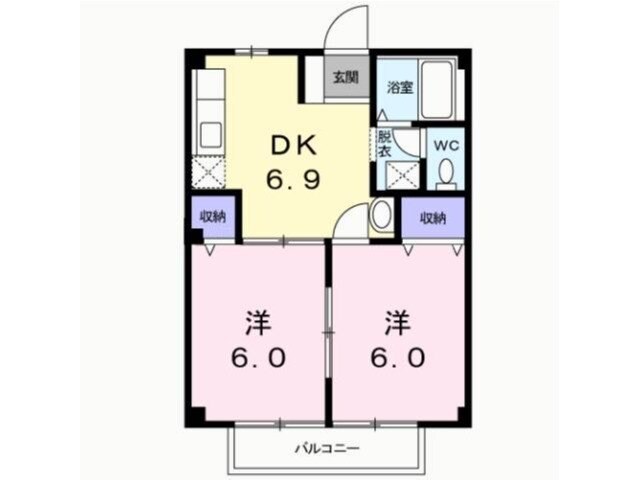 サンプラザの物件間取画像