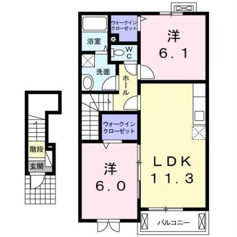 ベルポストの物件間取画像