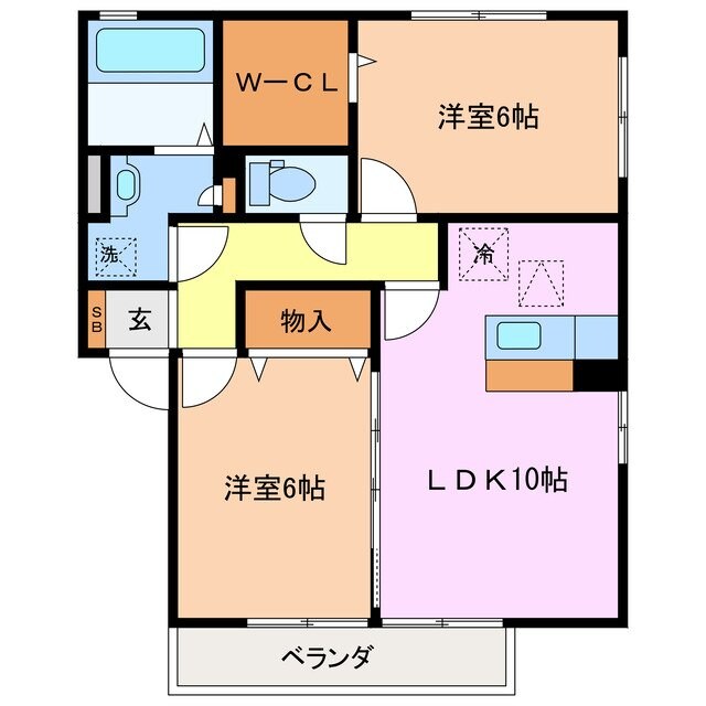 名張駅 徒歩7分 1階の物件間取画像