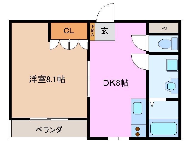 サン・クレストの物件間取画像