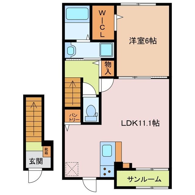 ブリアンⅢの物件間取画像