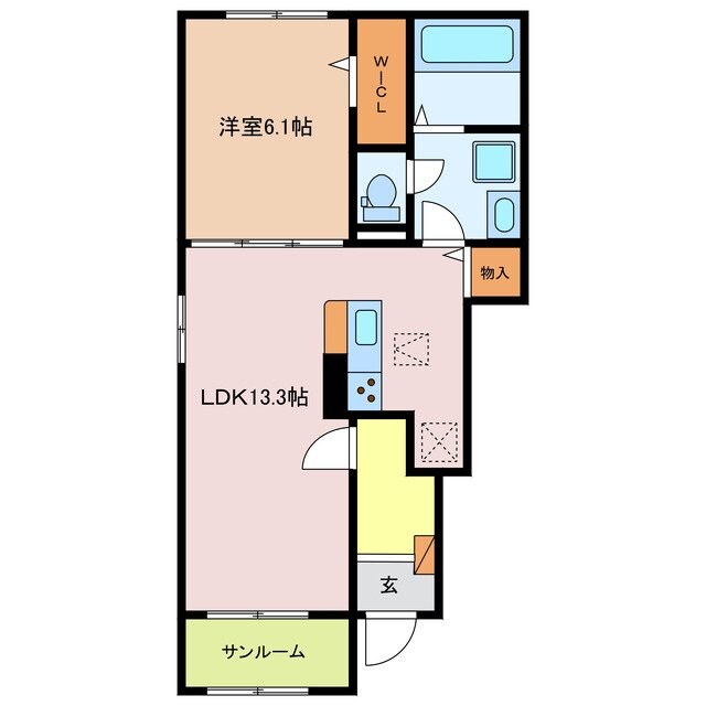 ミライズテラス川越　Ⅲの物件間取画像