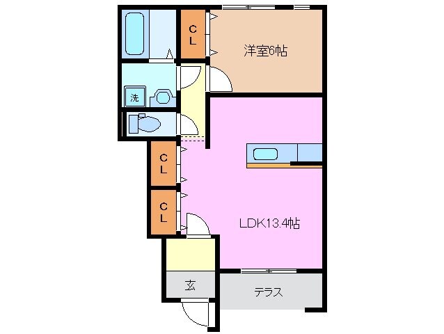 カーサドマーニの物件間取画像