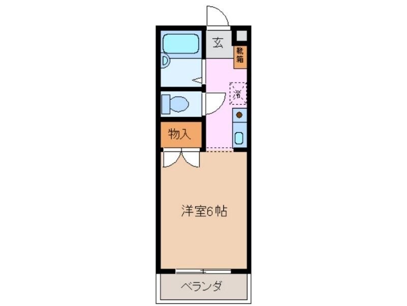 アメニティ21の物件間取画像