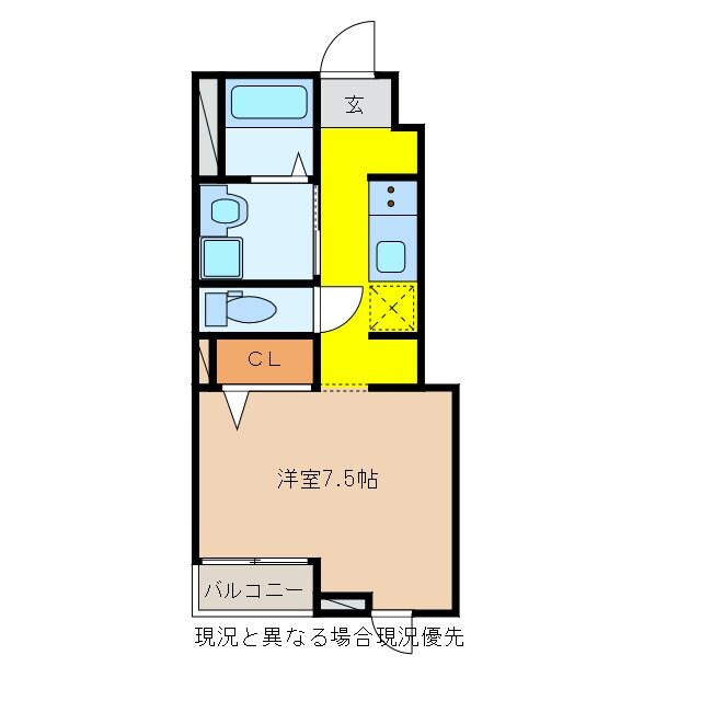 ロジュマンCの物件間取画像