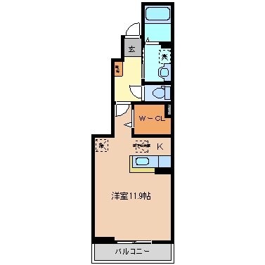 ミニヨン　Ｋ　Ⅱの物件間取画像