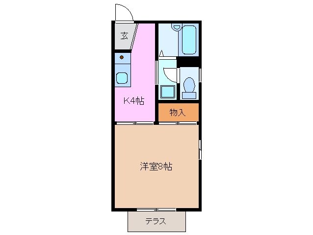 ブラウンシャトーの物件間取画像