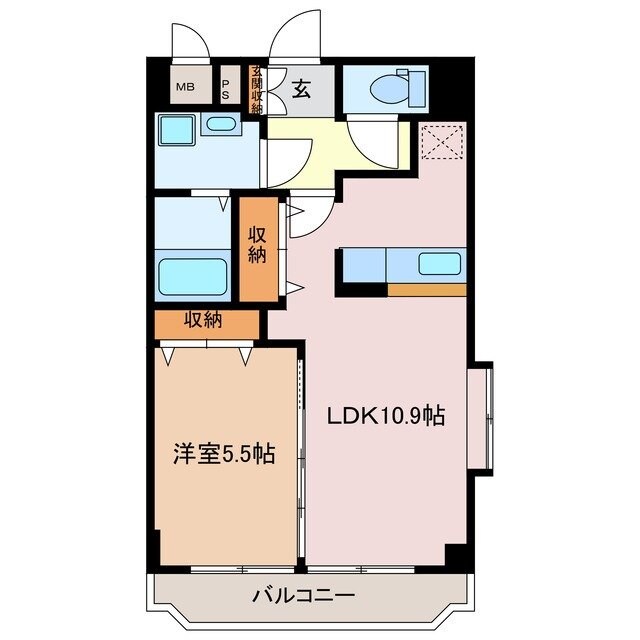 メゾン・ド・ルミエールの物件間取画像