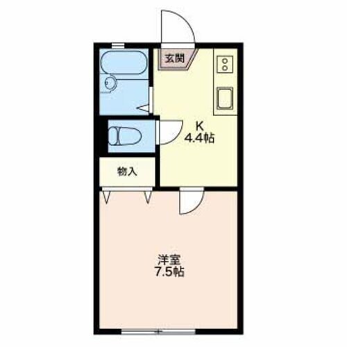 ラフォーレ中町の物件間取画像