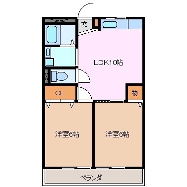 物件間取画像