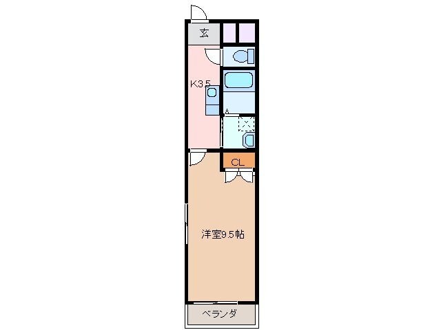 セントラルコートの物件間取画像