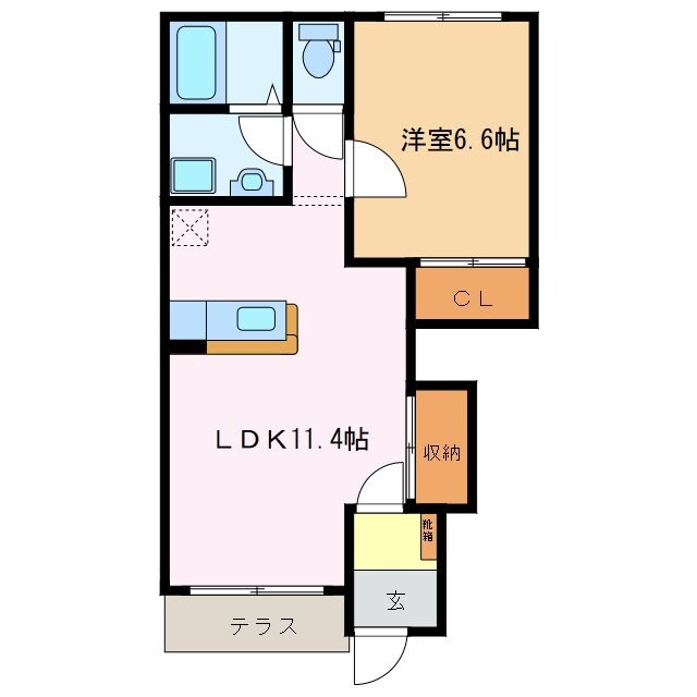 エクシードⅠの物件間取画像