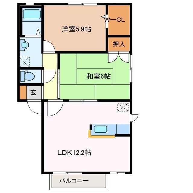 カンファトリー　Ｃの物件間取画像