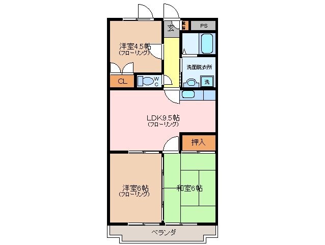 ドミール上野の物件間取画像