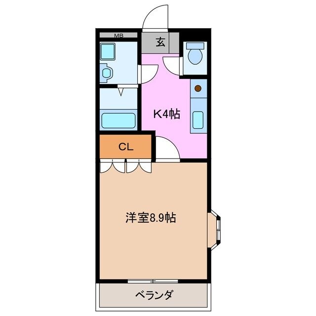 クレアコートの物件間取画像