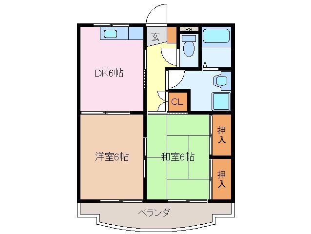 ファイブアイランドⅡの物件間取画像