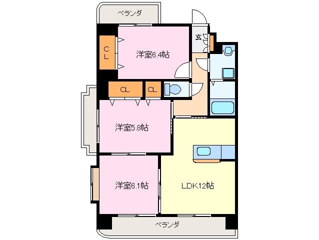 M＆Eの物件間取画像