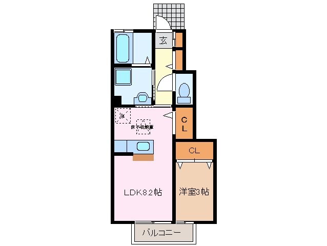 ＳＥＮＧＵＷ　Ⅰの物件間取画像