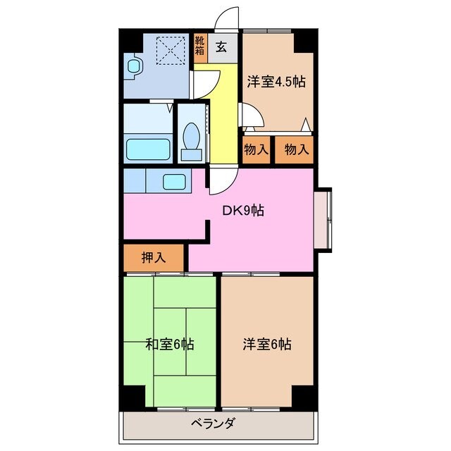 シンフォニーの物件間取画像