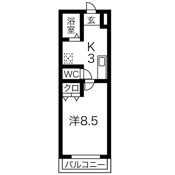 フローリッシュ久保田の物件間取画像