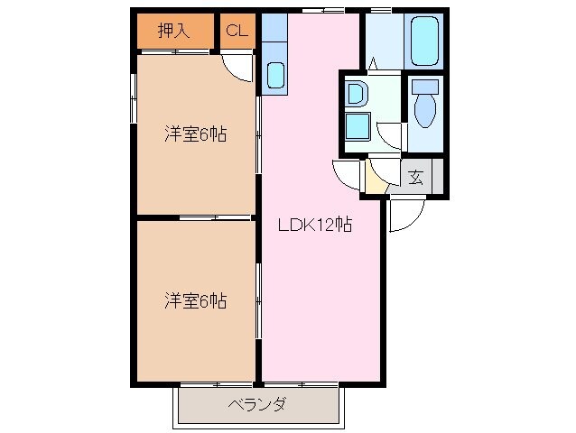 アクアヒルズの物件間取画像