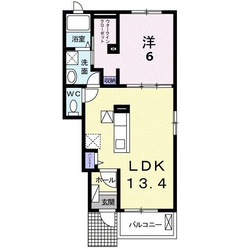 グランデ・ルーチェＡの物件間取画像