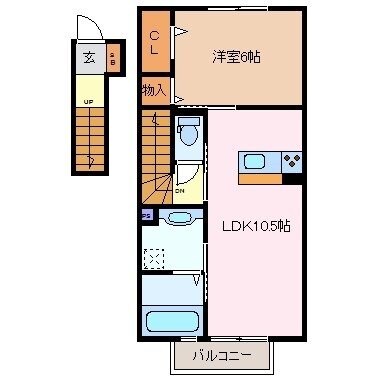 フェリチターレの物件間取画像