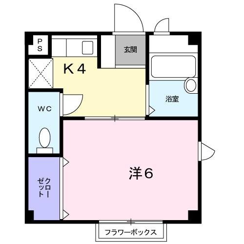 エバーグリーン森の物件間取画像