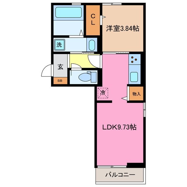 アイティーオーD-room東新町　南館の物件間取画像