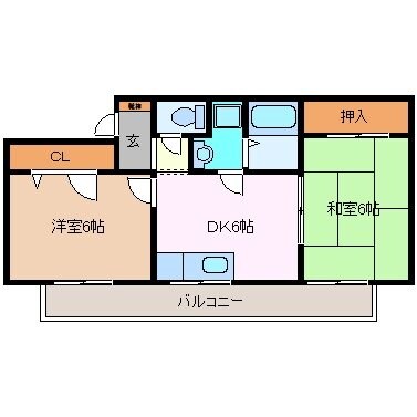 物件間取画像