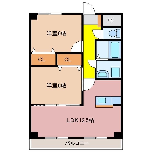 マンションマルカの物件間取画像