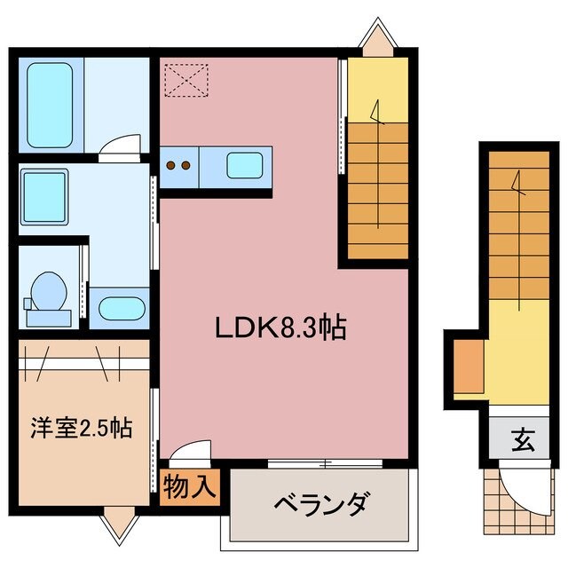 ADAN四日市駅東の物件間取画像