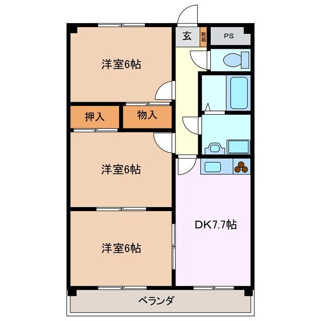 サンモール・Ｔの物件間取画像