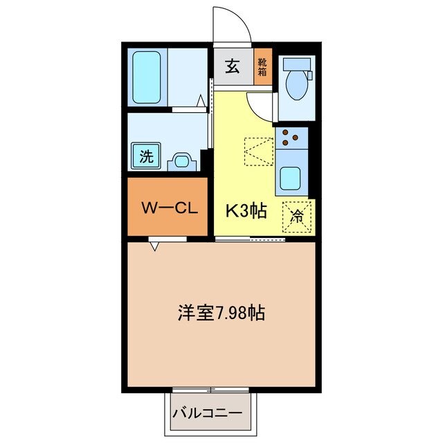 アズールの物件間取画像