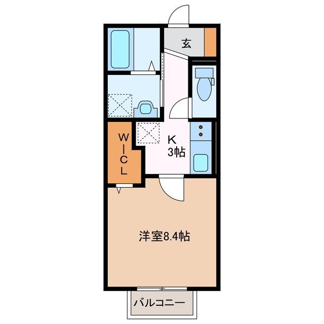 パプリカⅡの物件間取画像