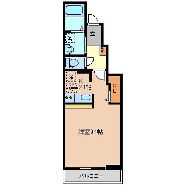 プラシードの物件間取画像