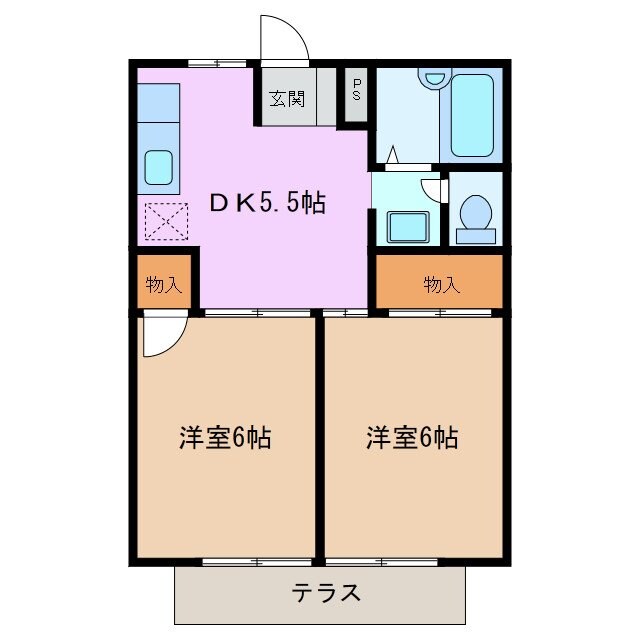 シティハイツＫｅｉの物件間取画像