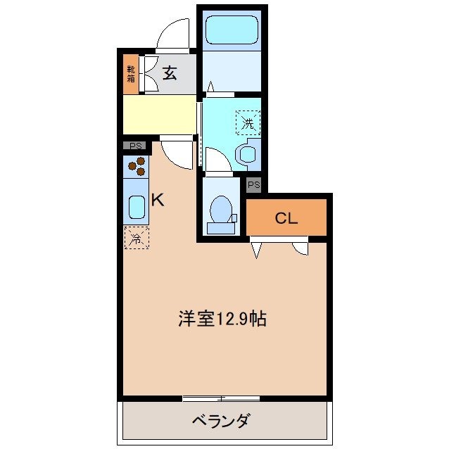 シャーメゾン羽津中の物件間取画像