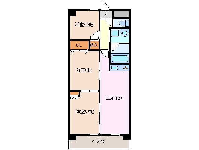 ベレーザ末永の物件間取画像