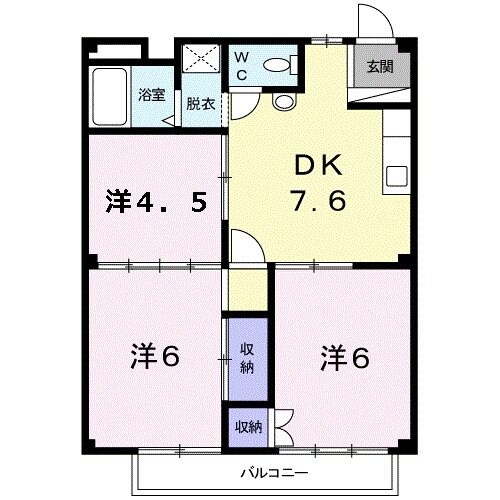 シティハイツ井上の物件間取画像