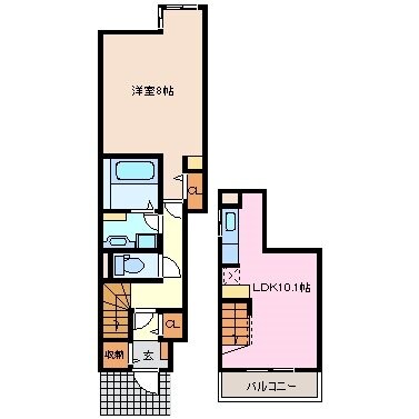 メゾン　デュ　ベル　アルブルの物件間取画像