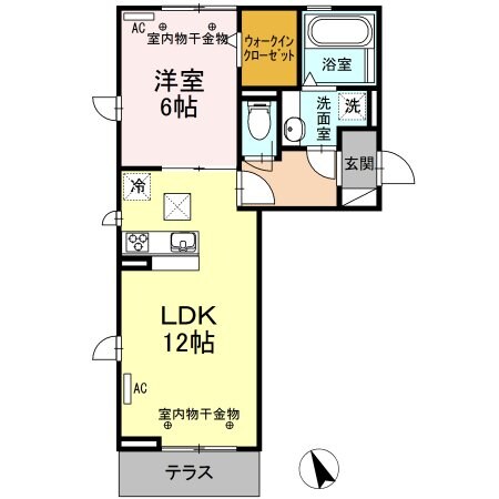 スルモン エトワルⅡの物件間取画像