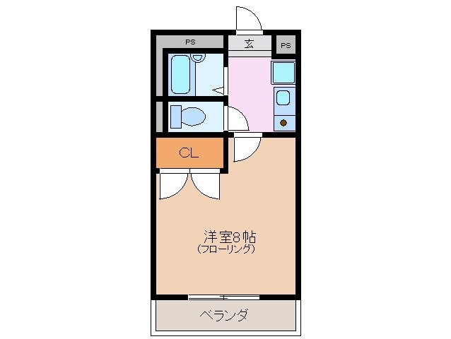 グランハイツ日野の物件間取画像