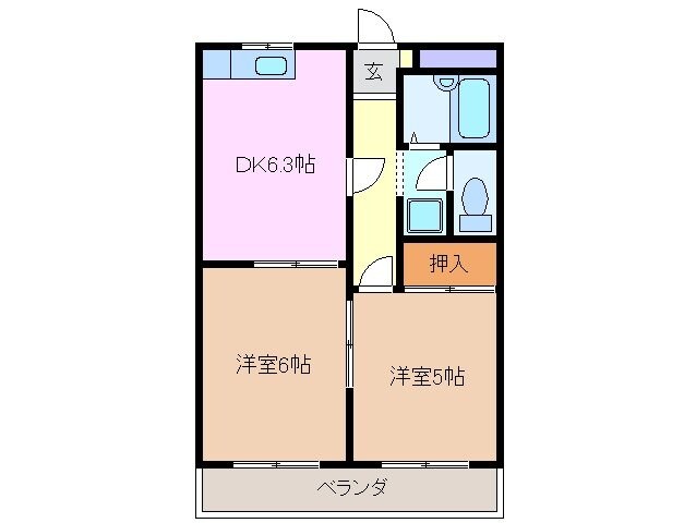 物件間取画像