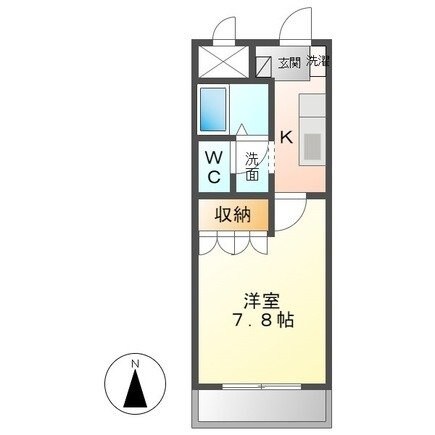 ベルグラース波木の物件間取画像