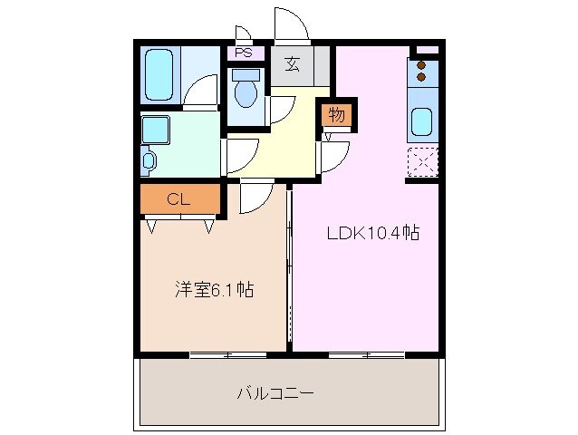 西日野駅 徒歩9分 2階の物件間取画像