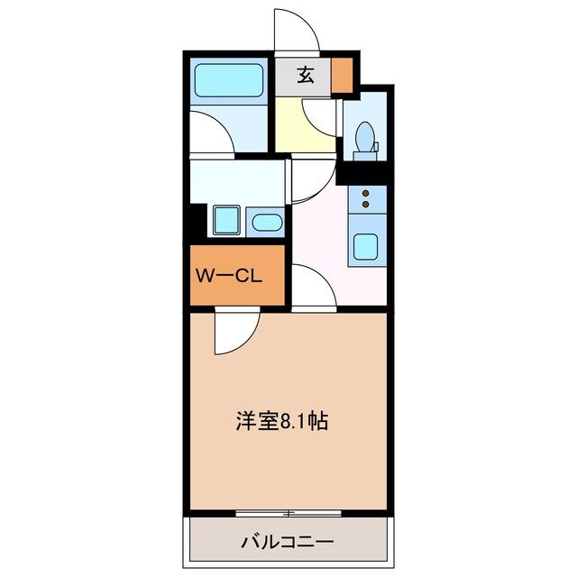 日永駅 徒歩9分 1階の物件間取画像